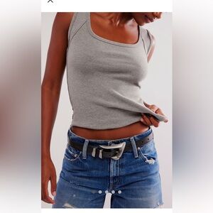 We The Free/free people grey Top